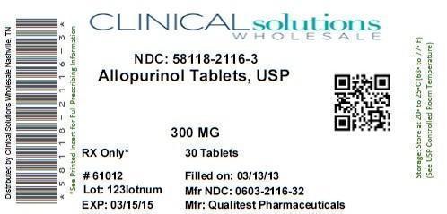 Allopurinol Tablets, USP 300 mg