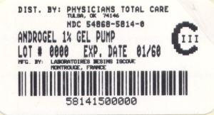 image of AndroGel 75g pumps package label