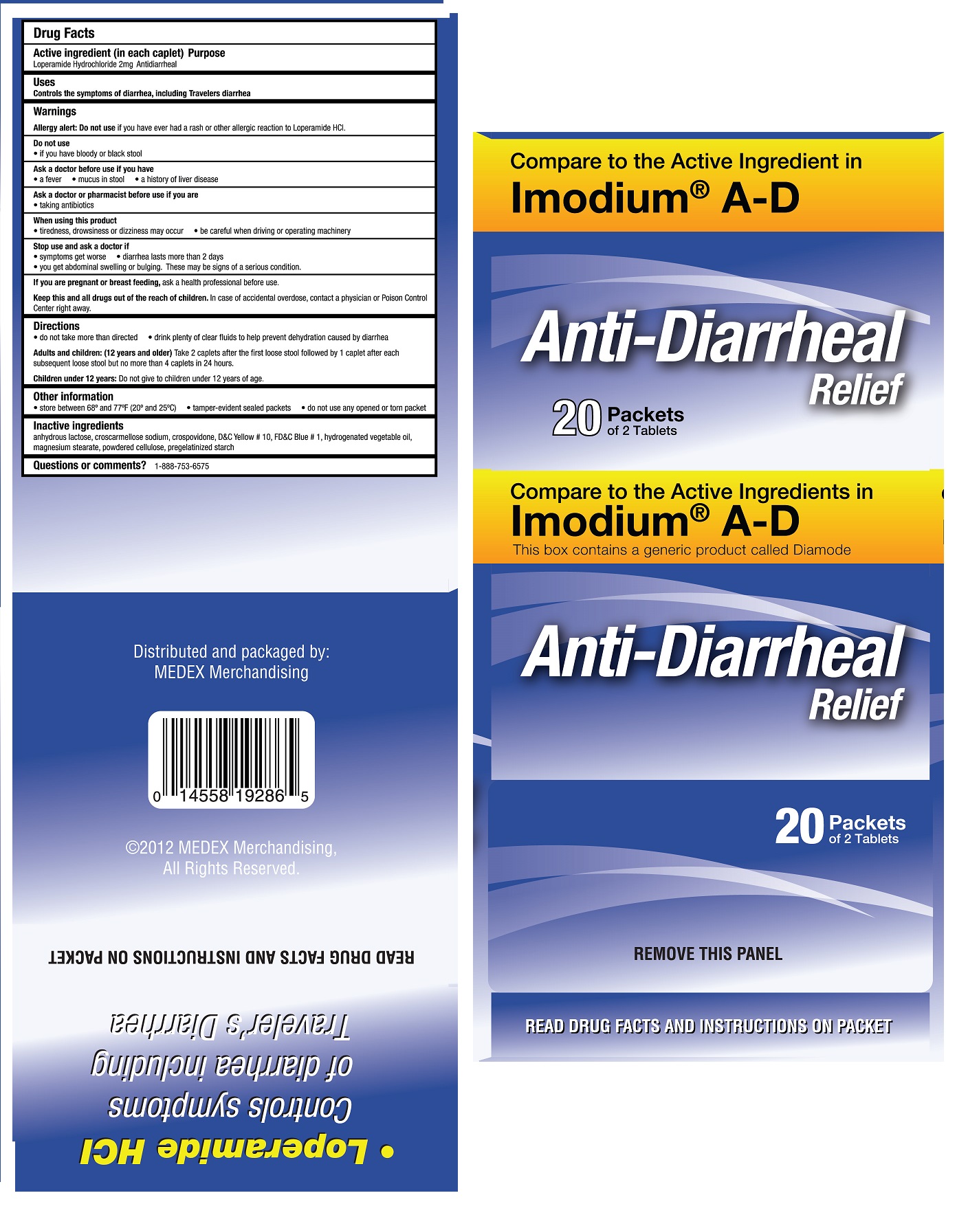 Anti Diarrheal Relief 20 Packet
