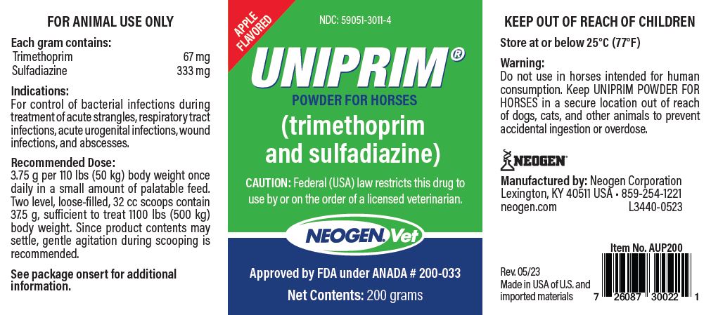 Apple Uniprim Powder For Horses 200g