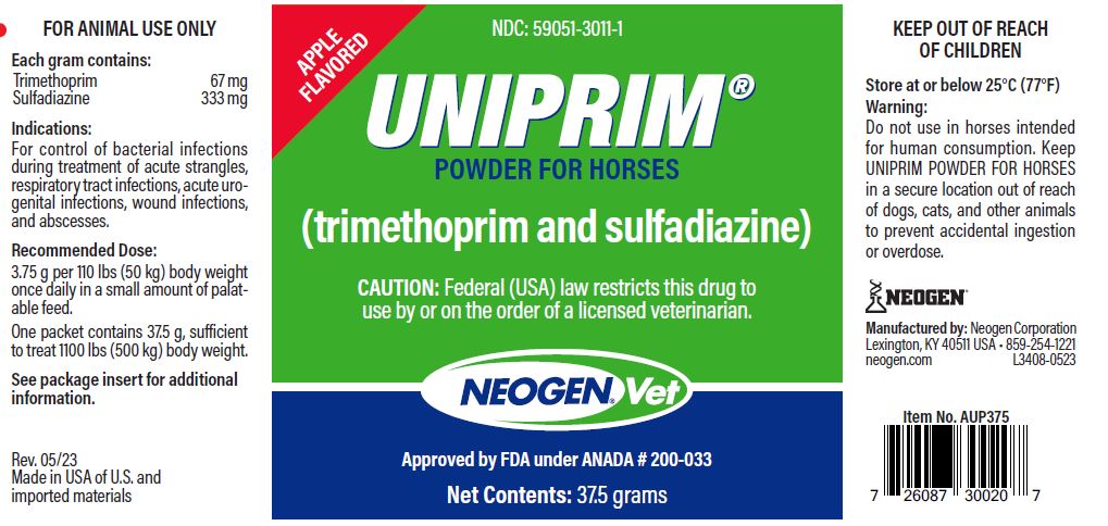 Apple Uniprim Powder For Horses 37.5g