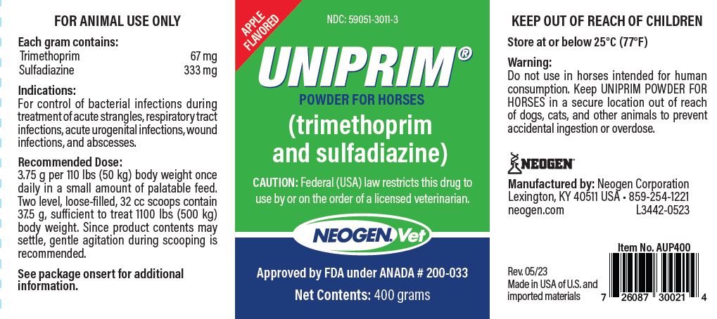Apple Uniprim Powder For Horses 400g