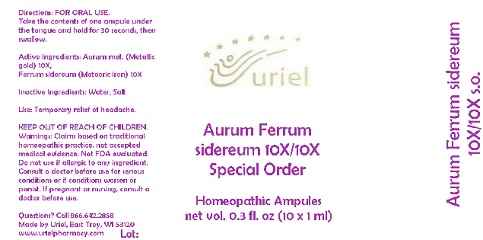 AurumFerrumSidereum1010SOAmpules