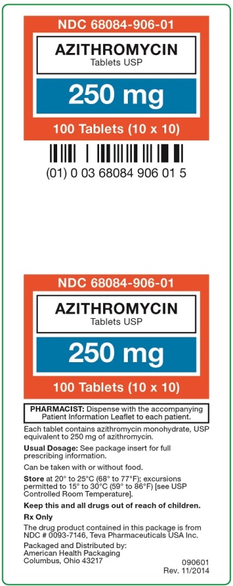 Azithromycin 250 mg Label