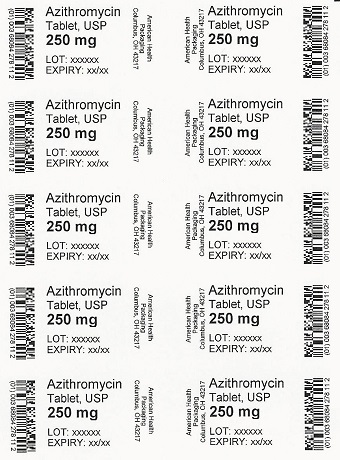 250 mg Azithromycin Blister