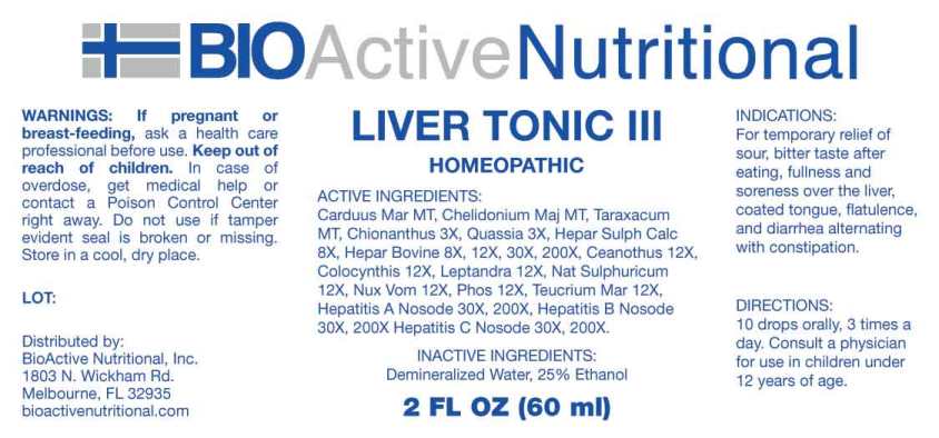 Liver Tonic III