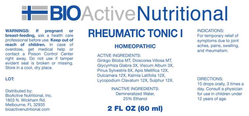Rheumatic Tonic I