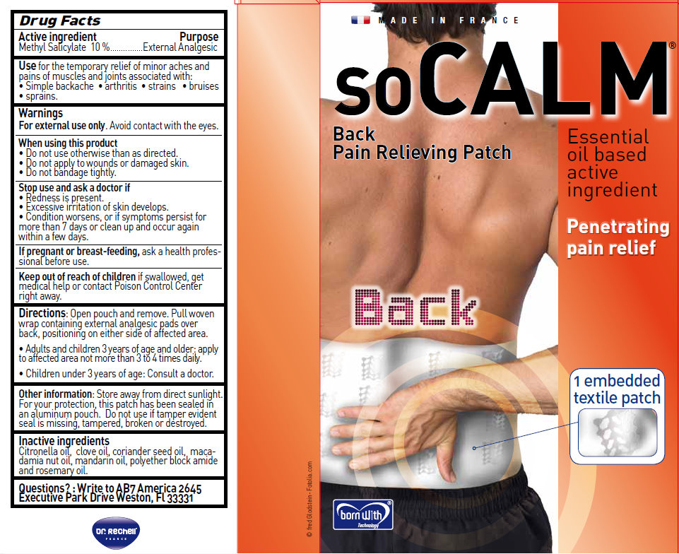soCALM Back Pain Relieveing Patch