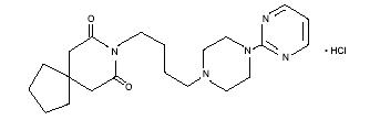 BUSPIRONE 10MG STRUCTURE IMAGE