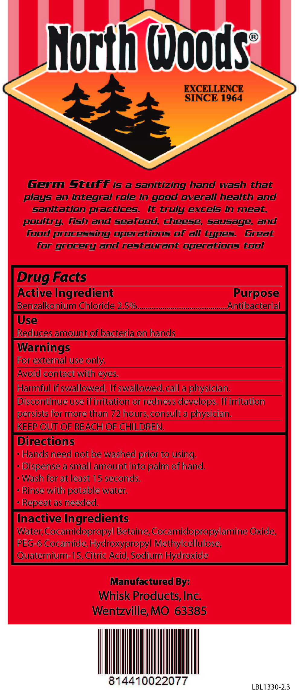 Back Label with Drug Facts
