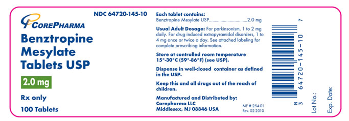 Container Label for 2mg, 100 Count