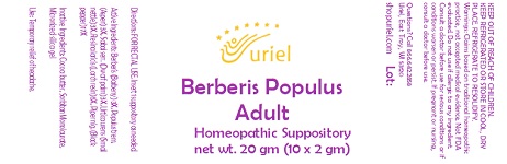 Berberis Populus Suppository