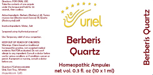 Berberis Quartz Ampules