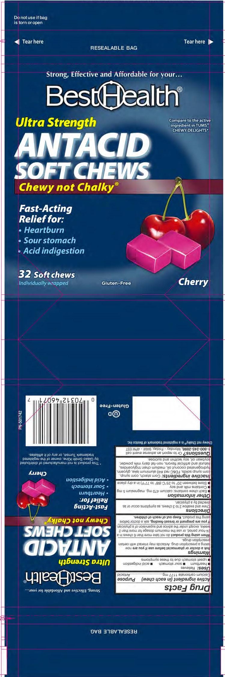 BestHealth Cherry Antacid SC 32ct 