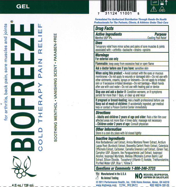 Biofreeze Gel 102
