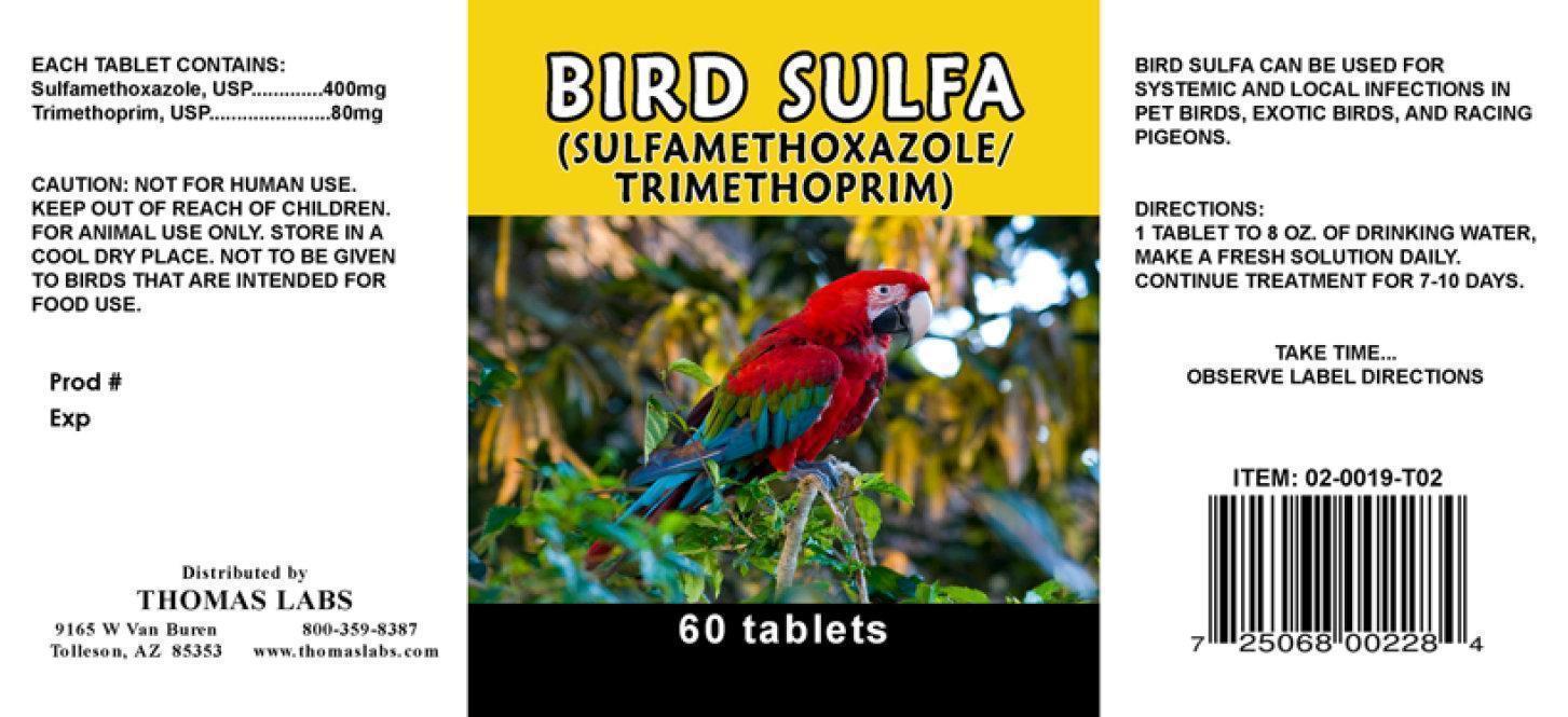 Bird Sulfa 60 Tablets