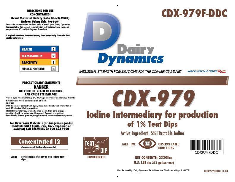 Representative CDX-979 label