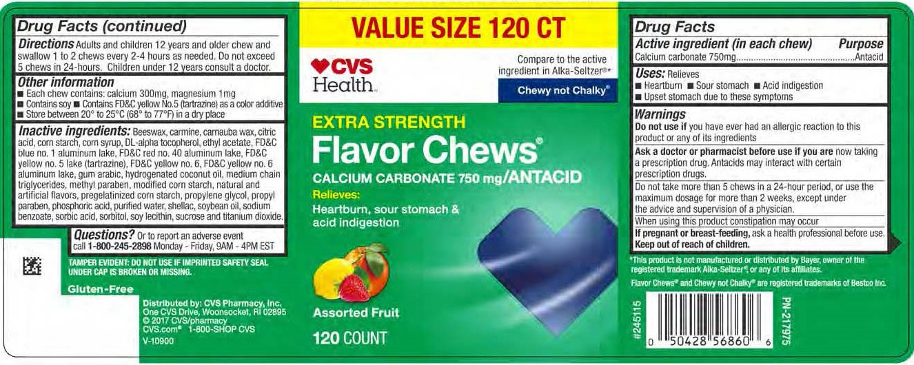 CVS Antacid Fruit Chews 120ct