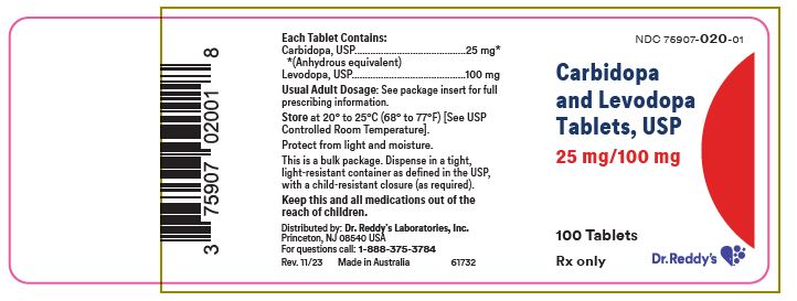 Principal Display Panel - 25 mg/100 mg Tablet Bottle Label