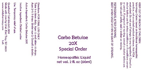 Carbo Betulae 20 s.o. Liquid