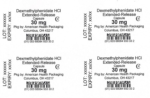 30 mg Dexmethylphenidate HCl ER Capsule Blister