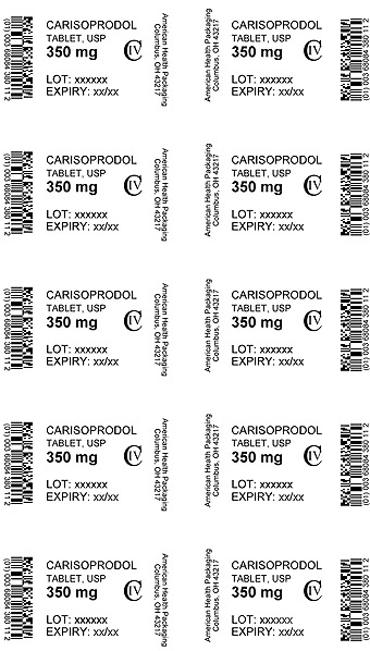Carisoprodol Tablets C-IV 350 mg Card Print