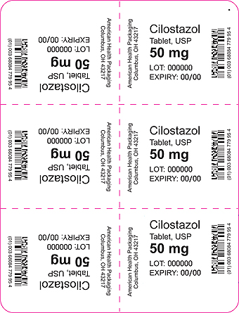 50 mg Cilostazol Tablet Blister