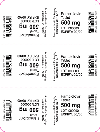 500 mg  Famcyclovir Tablet Blister
