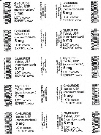5 mg GlyBURIDE Tablet USP Blister