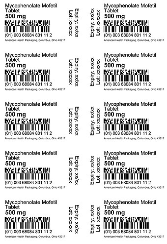 Mycophenolate Mofetil Tablet 500 mg Card Print