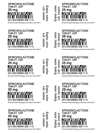 Spironolactone Tablets USP 25 mg Card Print