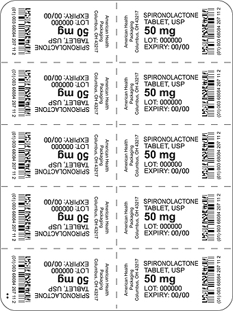 Spironolactone Tablets USP 50 mg Card Print