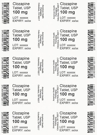 100 mg Clozapine Tablet Blister