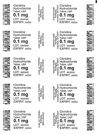 0.1 mg Clonidine Hydrochloride Blister