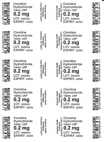 0.2 mg Clonidine Hydrochloride Blister