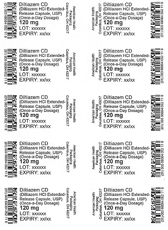 120 mg Diltiazem CD Blister