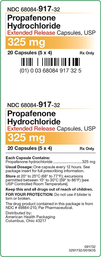 325 mg Propafenone Hydrochloride Extended Release Capsules Carton