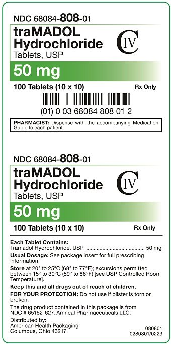 50 mg traMADOL Hydrochloride Tablet Carton
