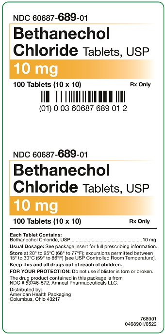 10 mg Bethanechol Chloride Tablets Carton