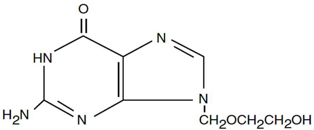Chemical Structure-Acylovir