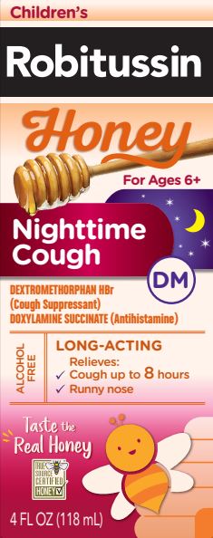 Childrens Robitussin honey NT cough DM 4 fl oz (118 ml)