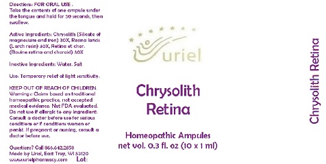 ChrysolithRetinaAmpules