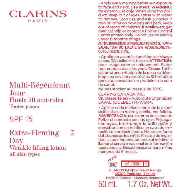 Clarins Extra-Firming Day Wrinkle Inner Label