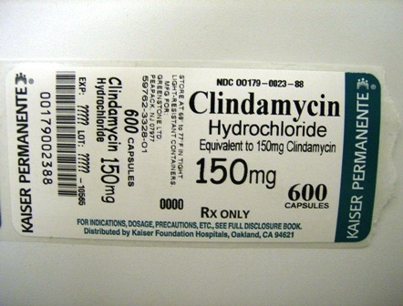 Clindamycin HCL-150mg Package Label