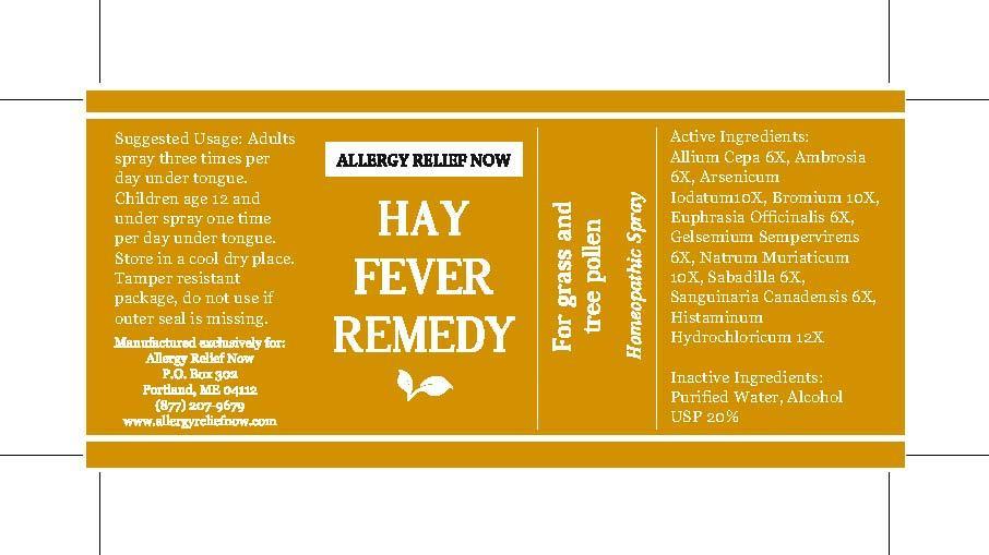 Allergy Now Hay Fever Remedy