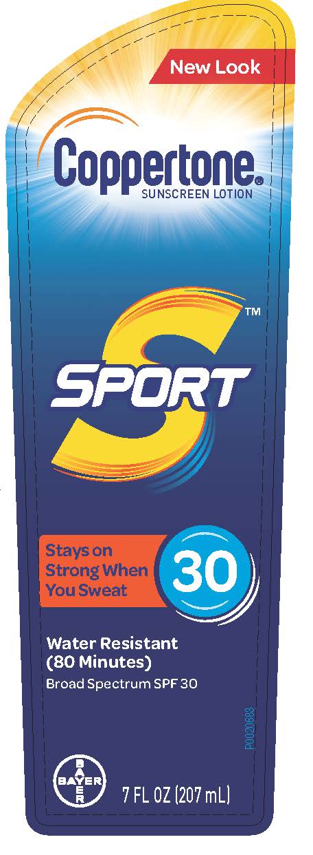 Sport Lotion 30 front label