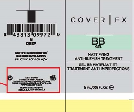 CoverFx BBGel AntiBlemNDeep Label