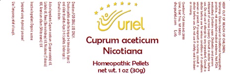 Cuprum aceticum Nicotiana Pellets