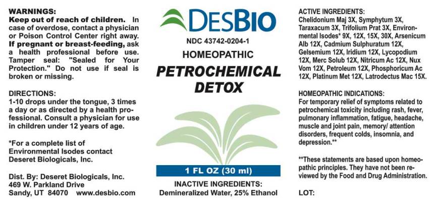 Petrochemical Detox