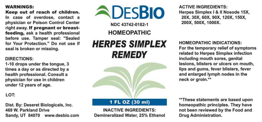Herpes Simplex Remedy